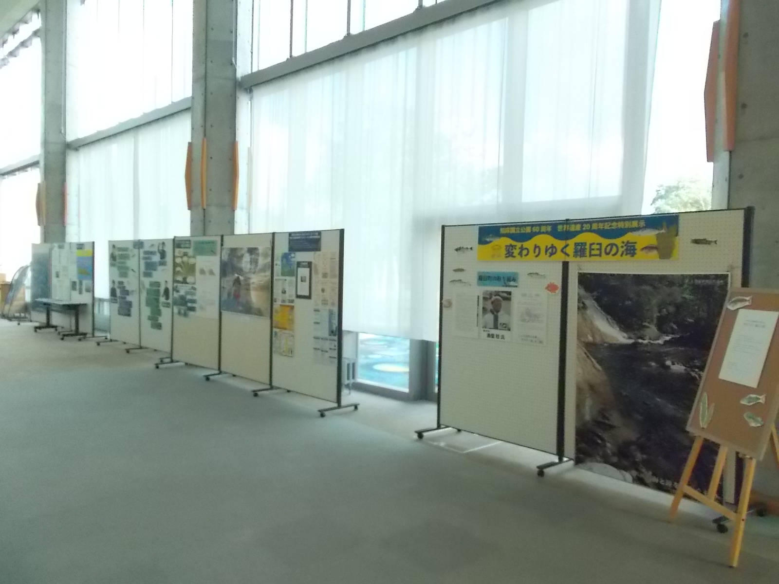 知床世界自然遺産登録20周年記念パネル展